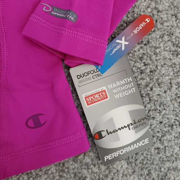 Champion Gear Duofold NWT Compression Shirt Raspberry - Picture 3 of 7